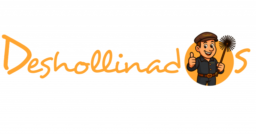 logo oficial de deshollinados y mantenimientos de estufas de pellets o de leña