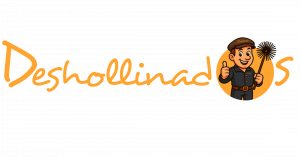 logo oficial de deshollinados y mantenimientos de estufas de pellets o de leña